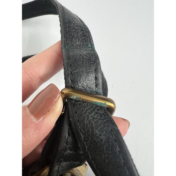 Fossil Kinley Crossbody Black Pebbled Leather Purse - Picture 9 of 16